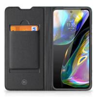 Motorola Moto G52 | Moto G82 Smart Cover Orchidee Blauw - Cadeau voor je Moeder