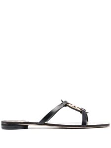 Tory Burch sandales à bout ouvert - Noir