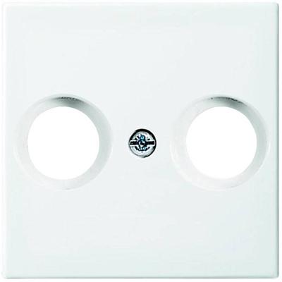 Busch-Jaeger 2531-914 Aansluitdoos voor satellietschotel, Televisie, radio Afdekking Busch-balance SI Alpine-wit 1 stuk(s)