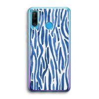 Blauwe nerven: Huawei P30 Lite Transparant Hoesje