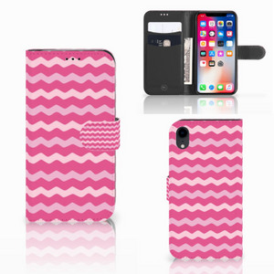 Apple iPhone Xr Telefoon Hoesje Waves Pink