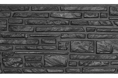 Berton-motiefplaat gecoat H26xD4,8xL184 cm rustico Tuindeco - Tuindeco