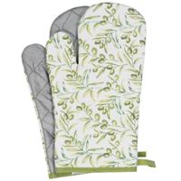 Dutch House Dh ovenhandschoenen olive&antracite