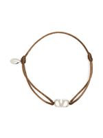 Valentino Garavani bracelet VLOGO à design ajustable - Marron Valentino Garavani bracelet VLOGO à design ajustable - Marron