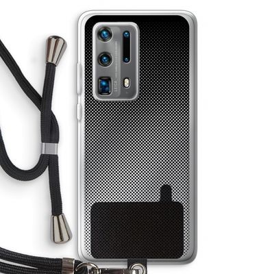 Musketon Halftone: Huawei P40 Pro Plus Transparant Hoesje met koord