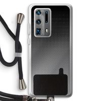 Musketon Halftone: Huawei P40 Pro Plus Transparant Hoesje met koord