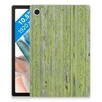 Samsung Galaxy Tab A8 2021/2022 Silicone Tablet Hoes Green Wood Samsung Galaxy Tab A8 2021/2022 Silicone Tablet Hoes Green Wood