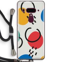 Illustratieve pop 3: HTC U12+ Transparant Hoesje met koord