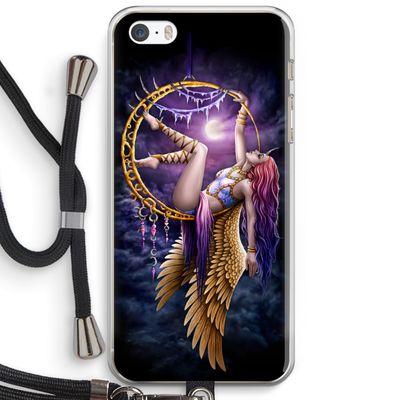 Aerial Angel: iPhone 5 / 5S / SE Transparant Hoesje met koord
