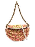 Tory Burch mini sac à bandoulière Fleming en crochet - Jaune