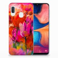 Smartphone hoesje Samsung Galaxy A20e Tulips
