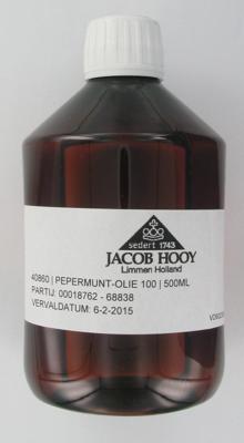 Jacob Hooy Essentiële Olie Pepermunt Jacob Hooy Essentiële Olie Pepermunt
