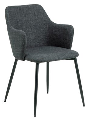 Bendt Eetkamerstoel 'Merete' Stof, kleur Donkergrijs