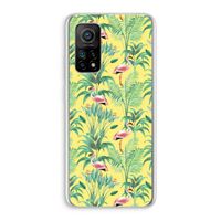 Flamingo party: Xiaomi Mi 10T 5G Transparant Hoesje