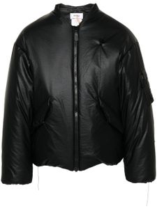 Doublet veste bomber à fermeture zippée - Noir