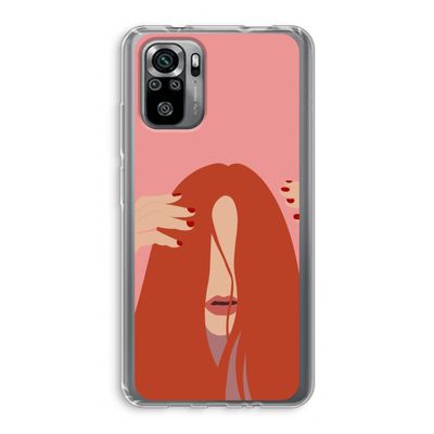 Woke up like this: Xiaomi Redmi Note 10S Transparant Hoesje