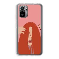 Woke up like this: Xiaomi Redmi Note 10S Transparant Hoesje