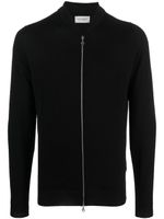 John Smedley cardigan à fermeture zippée - Noir