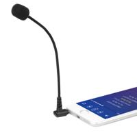 UM4 3 5 mm interface plug Live show Omni-directionele condensator Mic mini flexibele microfoon voor iPhone Galaxy Huawei LG en andere smartphones (
