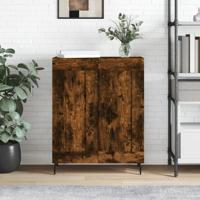 Dressoir 69,5x34x90 cm bewerkt hout gerookt eikenkleurig