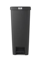 Brabantia stepup pedaalemmer 40 liter dark grey