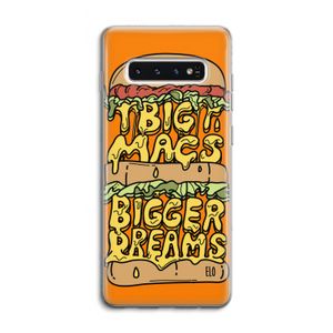 Big Macs Bigger Dreams: Samsung Galaxy S10 4G Transparant Hoesje