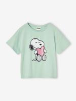 T-shirt Peanuts® Snoopy glitterhart blauwgroen