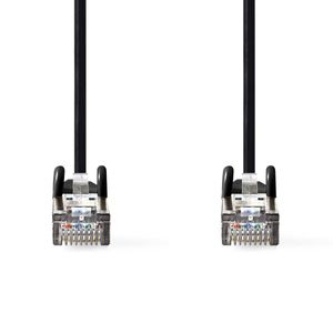 CAT5e-Kabel | SF/UTP | RJ45 Male | RJ45 Male | 10.0 m | Rond | PVC | Zwart | Label