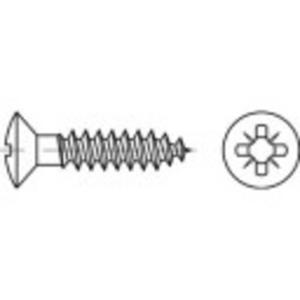 TOOLCRAFT TO-5455002 Spaanplaatschroef 3.5 mm 20 mm Kruiskop Pozidriv 88095 Messing 1000 stuk(s)