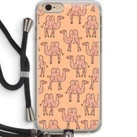 Kameel: iPhone 6 PLUS / 6S PLUS Transparant Hoesje met koord