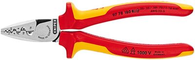 Knipex Adereindhulstang 0,25-16,0 mm VDE - 97 78 180 - 9778180