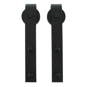Intersteel Set van 2 hangrollen basic zwart