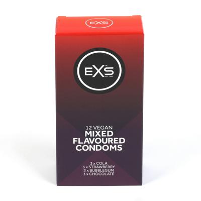 EXS EXS Mixed Flavored - Condoms - 12 Stuks