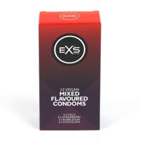 EXS EXS Mixed Flavored - Condoms - 12 Stuks