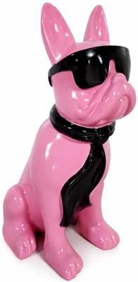 Roze Hond met Zonnebril - 40 cm