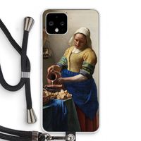 The Milkmaid: Pixel 4 Transparant Hoesje met koord