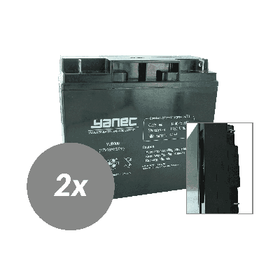 Yanec ups batterij vervangingsset rbc7 (excl. kabels)