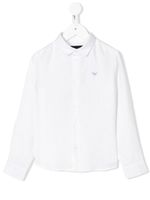 Emporio Armani Kids chemise en popeline - Blanc - thumbnail