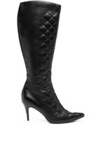 CHANEL Pre-Owned bottines matelassées 85 mm - Noir - thumbnail