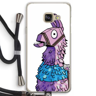 Lama: Samsung Galaxy A3 (2016) Transparant Hoesje met koord