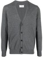 Maison Margiela cardigan en cachemire à col v - Gris