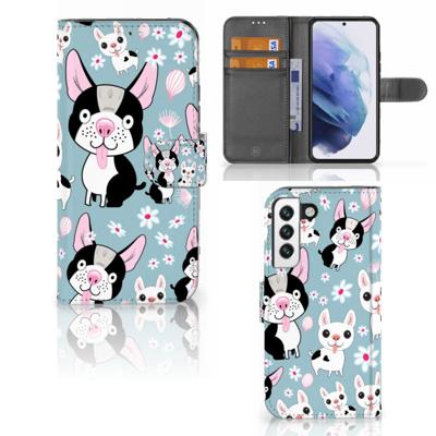 Samsung Galaxy S22 | Telefoonhoesje | Met pasjeshouder | Hondjes