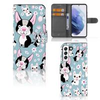 Samsung Galaxy S22 | Telefoonhoesje | Met pasjeshouder | Hondjes