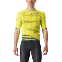 Castelli Climber&apos;s 4.0 korte mouw fietsshirt geel/zwart heren M