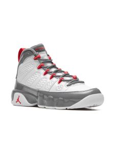 Jordan Kids baskets Air Jordan 9 Fire Red - Blanc