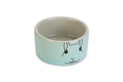 Beeztees Beeztees Hamsterbakje Gorky Keramiek Grijs/Mint Diam. 7,5x4cm
