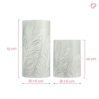 Pauleen LED-kaarsen Wax Cosy Feather - 2 stuks - thumbnail