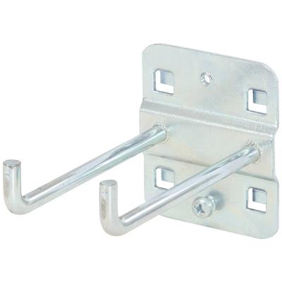 KS Tools 8600818 Dubbele gereedschapshouder met verticaal haakuiteinde, Ø 6 mm, 75 mm (Ø x l) 6 mm x 75 mm 1 stuk(s)