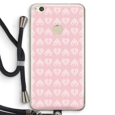 Ass 'n Titties: Huawei Ascend P8 Lite (2017) Transparant Hoesje met koord