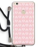 Ass 'n Titties: Huawei Ascend P8 Lite (2017) Transparant Hoesje met koord